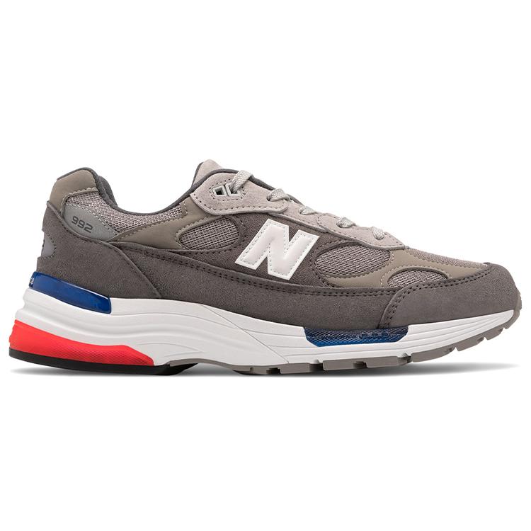 New Balance 992 Grey Blue Red