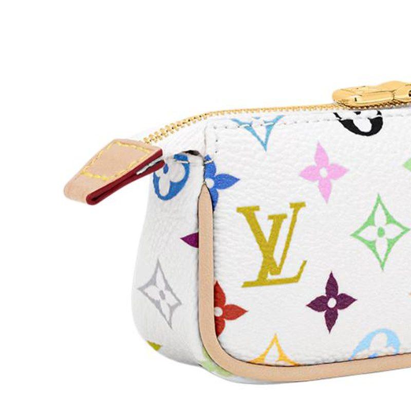 Louis Vuitton X Takashi Murakami Micro Pochette Monogram Multicolor White Multicolored M02460