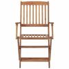 Maison Exclusive - Chaises pliables d'extérieur lot de 8 Bois d'acacia solide