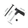 Stainless Steel Coconut Opener Plastic Handle Coconut Opening Tool Easy and Fast   Cooking