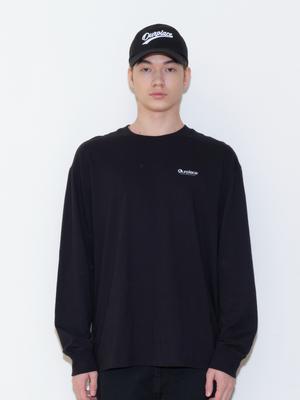 OURPLACE Essential Long Sleeve Tee Black (Op23Tl02U_160)