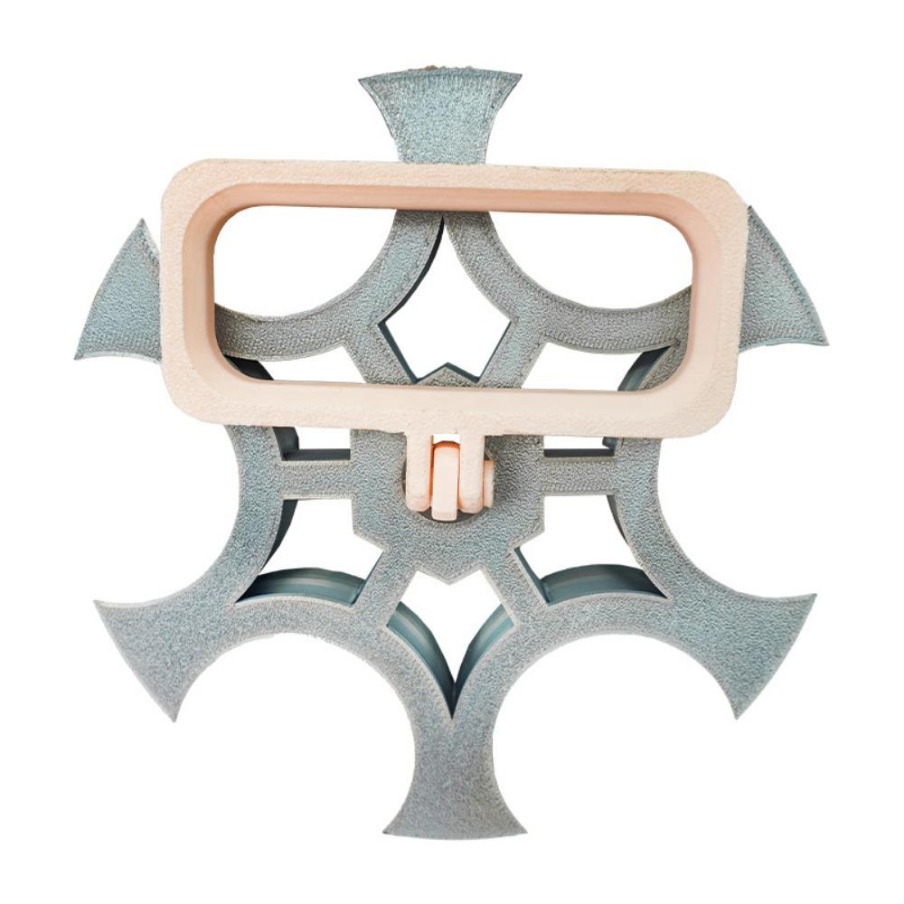 

Handheld Jar Rotary Fixture 6 Holes Cans Rotating Fixing Rack Bottle Plastic Bracket for Home серый