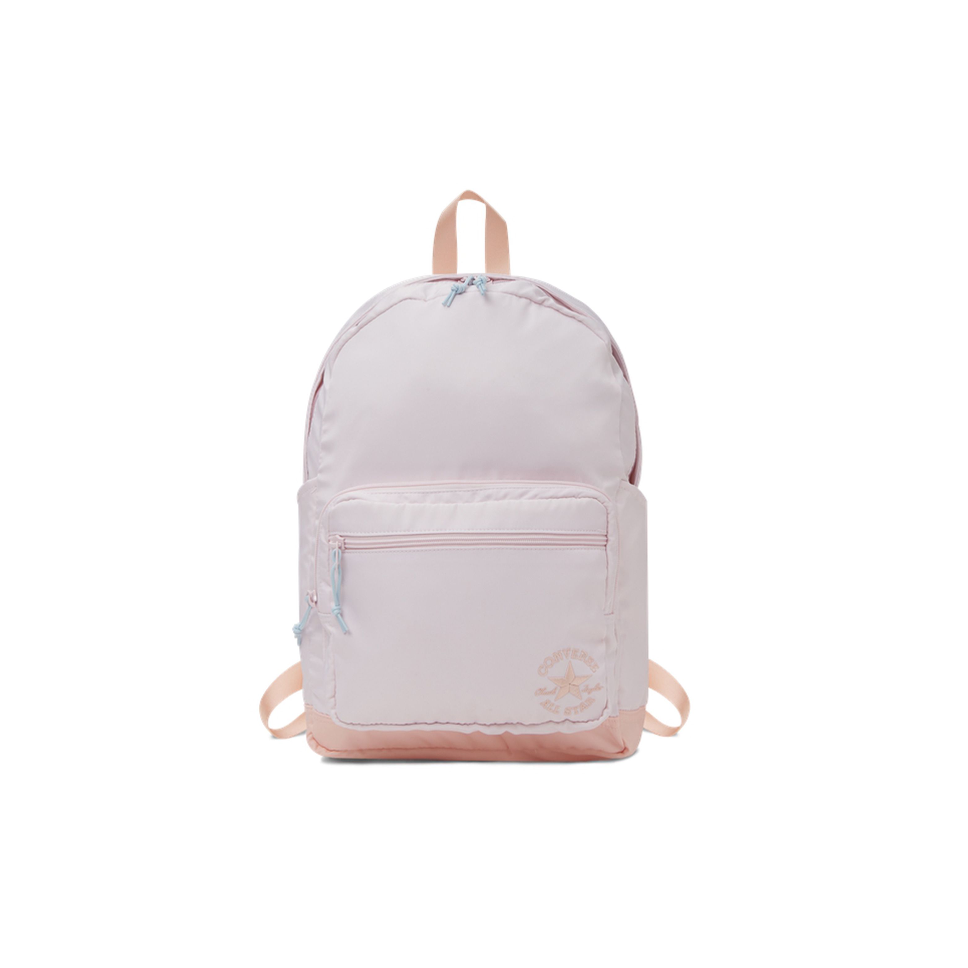 Converse Go 2 Large Capacity Logo Polyester Backpack Unisex Backpack Pink 10027201-A01 Pink