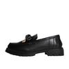 Spring and summer new fashion Huizhou women's shoes solid color loafers platform shoes women's comfortable thick heel British style small leather