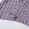 Girls' Autumn and Winter Knitted High Neck Lace Edge Patchwork Top+contrasting Pants Set, A Must-have for Casual and Versatile Outdoor Wear
