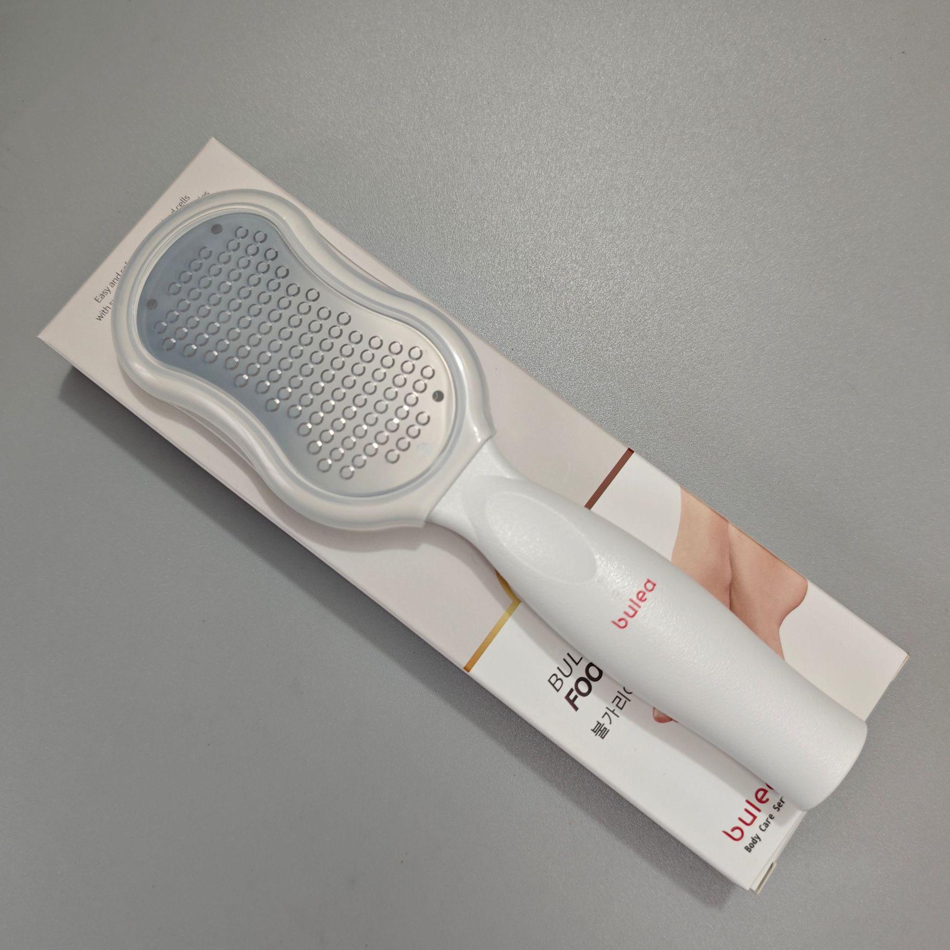 Bulea Korean Stainless Steel Large Foot File Scrubber for Callus Removal and Foot Care белый
