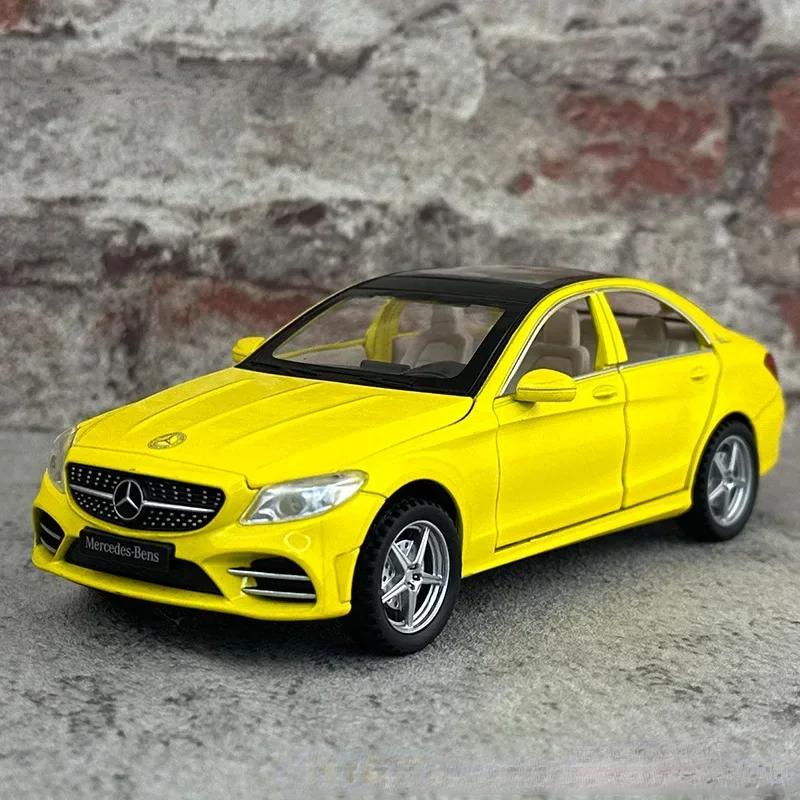 1:32 Mercedes-Benz C260L Car Model Pull Back Acousto-optic Alloy Discast Metal Toys Car Goods Model for Children Boys A54