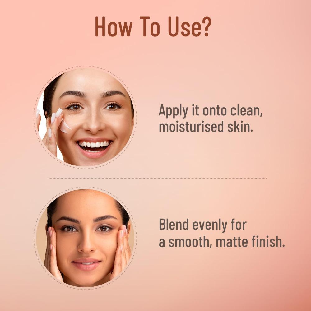 Matte & Blur Balm | Prep + Prime | 12-Hour Oil-Free Shine | With Vitamin E & B3 | UV Light Protection