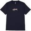 Converse T Shirts Men's Black Crew Neck Moderate 10025622-A01