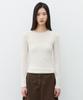SUARE WOMEN Pima Cotton Layered Long Sleeve (Set) Cream Beige