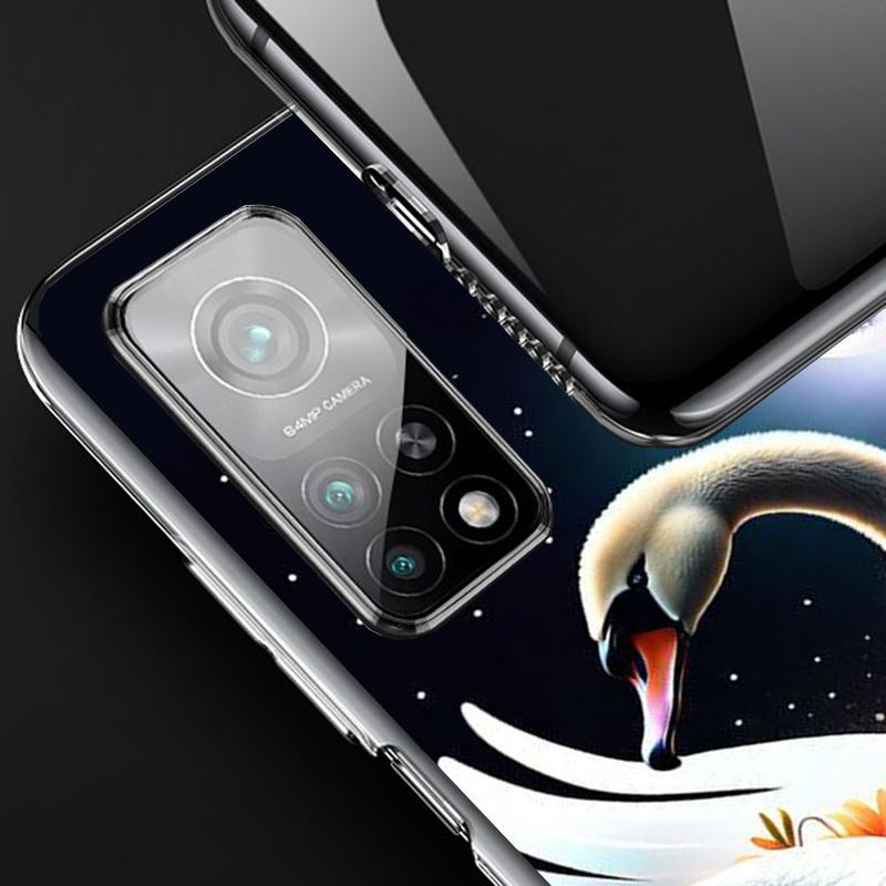 White Swan Grace Art Phone Case For Xiaomi Redmi Note 15 14 13 12S 12 Pro Plus 11S 11E 11 11T 10S 10 Art Soft Pattern Cover Redm