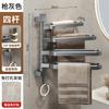 Non-punching towel rack Rotatable multi-bar towel rack Bathroom hanging towels Bathroom rack Toilet activity model