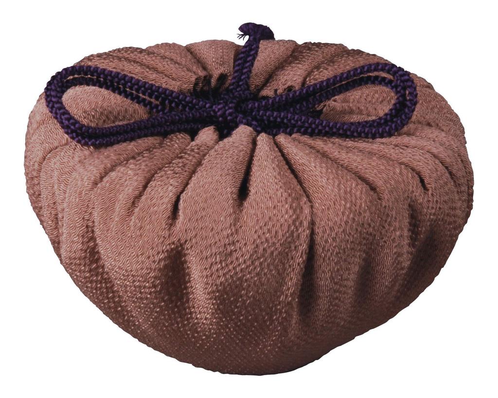 Shusai Gift Bag, Brown, Diameter 18cm, Mixed Weave, Medium