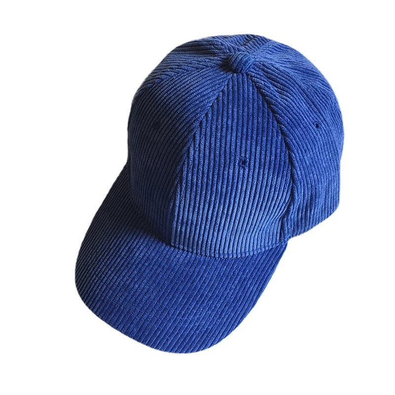 

Cap Corduroy Baseball Unisex Peaked Caps Solid Color Hat Fashion Gift Casual синій