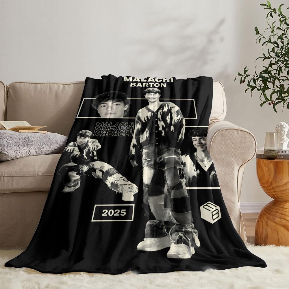 GUOYU Blanket Love Mmalachi Barton  Throw Soft Flannel Throw Summer Blanket Lightweight Cozy Nap Blanket for Sofa Bed Travel
