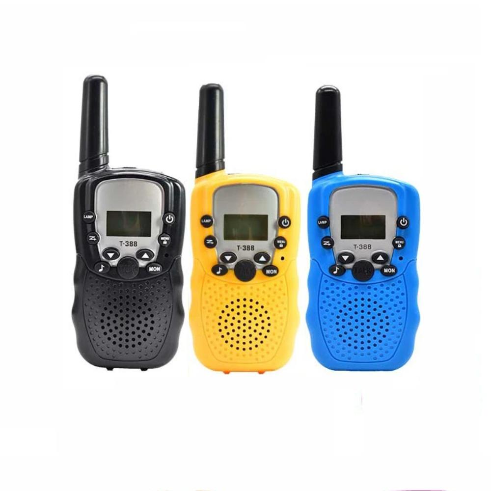 Zabawki Obuby dla Chłopców w Wieku 3-12 Lat Walkie Talkie dla Dzieci Prezenty Zabawki z Podświetlanym Wyświetlaczem LCD Latarka 3 KM Na Zewnątrz Wędrówki Kemping