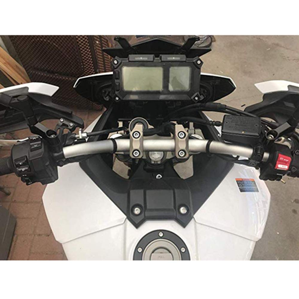 Beilike Mirror Holder, Offset Holder, Universal Aluminum, 0.4 inch (10 mm), Positive Screw, 1.6 inches (40 mm)