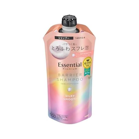 Essential Premium Moisture Barrier Shampoo Шелковистый и гладкий, сменная упаковка 340 мл