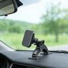 ABS Magnetic Car Phone Holder Support Feature Easy Installation for Drivers Firm Adhesion to Curved Dashboard