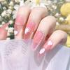 3 Sheets Hearts Nail Stickers  Self Adhesive Heart Nail Decals for Natural Fingernails and Acrylic Nails Heart Nail Decor for Na