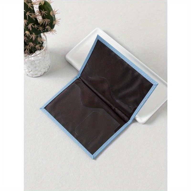 1 Stück Einfache Passhülle Reise Dokumentenhalter PU Leder Passetui Paar Passhülle Modische Reiseaufbewahrung Make-up Kosmetik Organizer