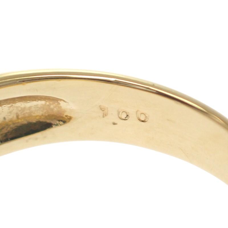 no brand  #14(JP Size) ring K18 yellow gold Women