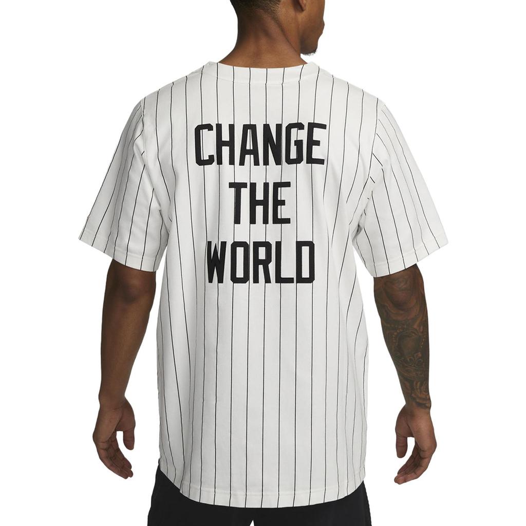 Nike Drop Shoulder Sleeve T Shirt Men's White FJ2291-121