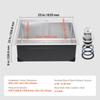 SucceBuy 25/33 inch Kitchen Sink Workstation 304 Stainless Steel Top Mount Sinks Household Dishwasher Sinks for RV Prep Kitchen