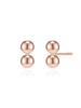 14K Double Ball Earrings GI14EE363