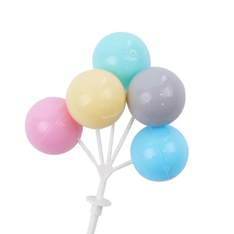 5 Buc/set Topper pentru tort cu bilă Roz Albastru Bilă Accesorii pentru Decorarea Tortului Pentru Nuntă Petrecere de Ziua de Naștere Decorare Tort