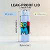 1PC Bro Im Seven Text 750ml Color Plastic Sports Water Bottle Leakproof Flip Straw Lid Suitable for Sports Office Home Use
