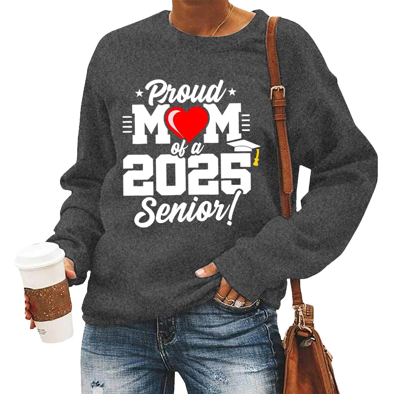 Женские топы с круглым вырезом и принтом из хлопка — фото 12