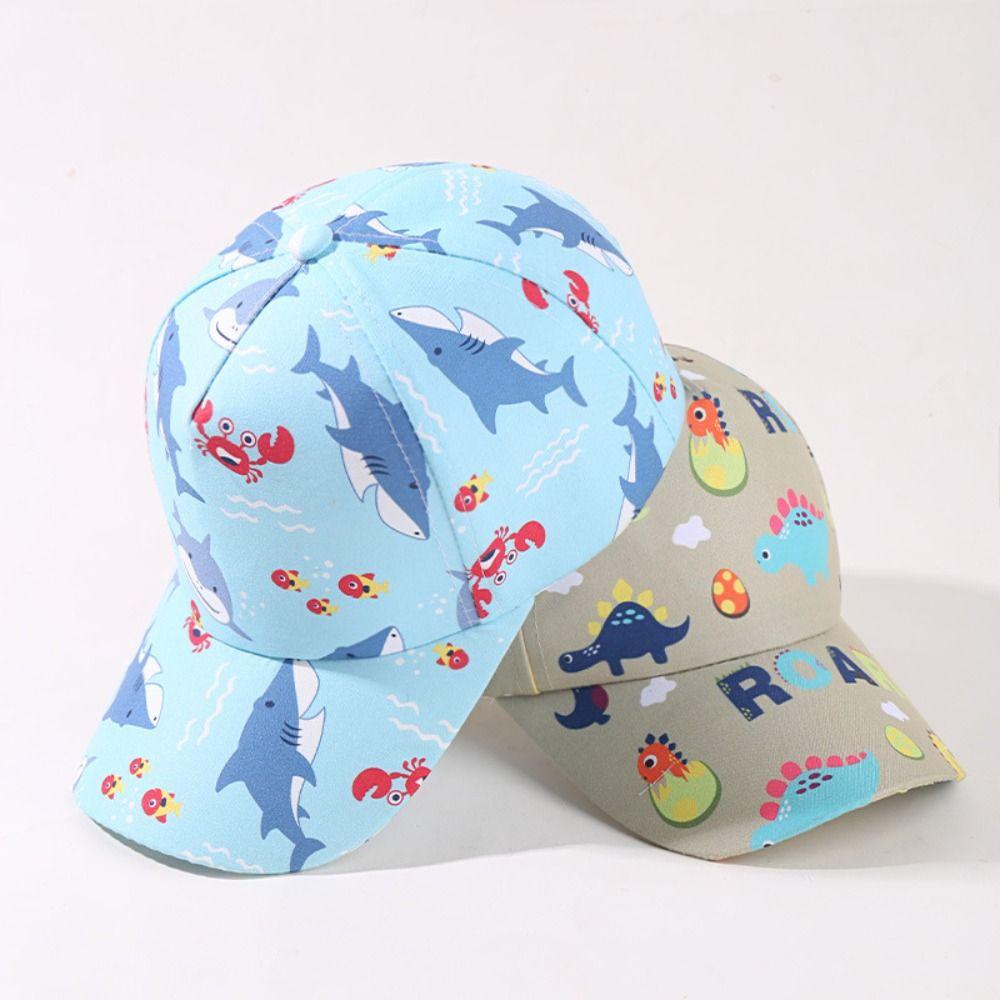 

Cute Cartoon Print Baseball Cap Casual Bucket Caps High Quality Sun Cap
