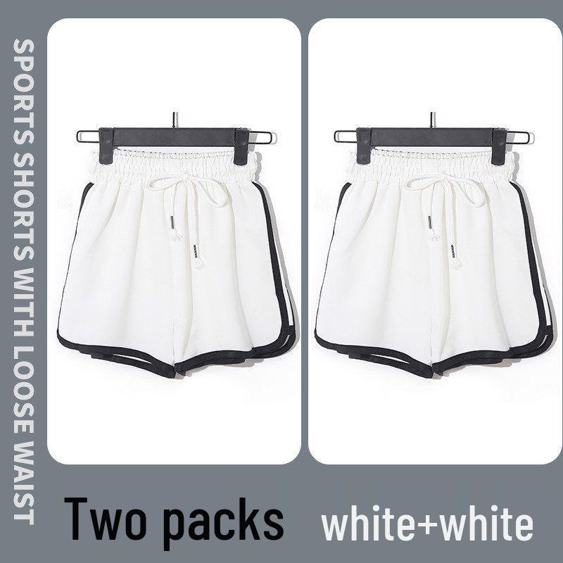 Plus Size Women’s Quick Dry Summer Running Shorts - High Waist, Loose, Trendy Wide-Leg for Yoga and Casual Wear