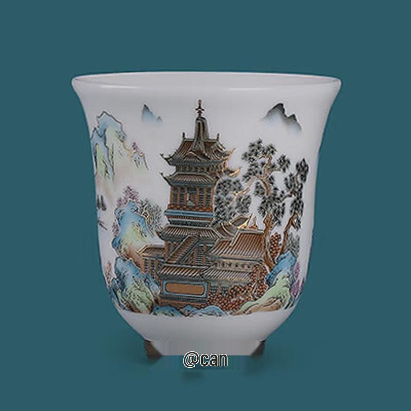 Chaxun Spring Mountain Brocade Master Gongfu Tea Cup