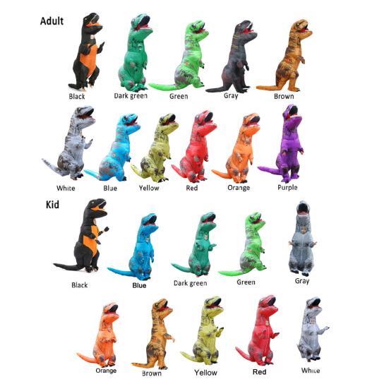 

Детский надувной костюм динозавра для взрослых, нарядное платье T Rex, костюм на Хэллоуин