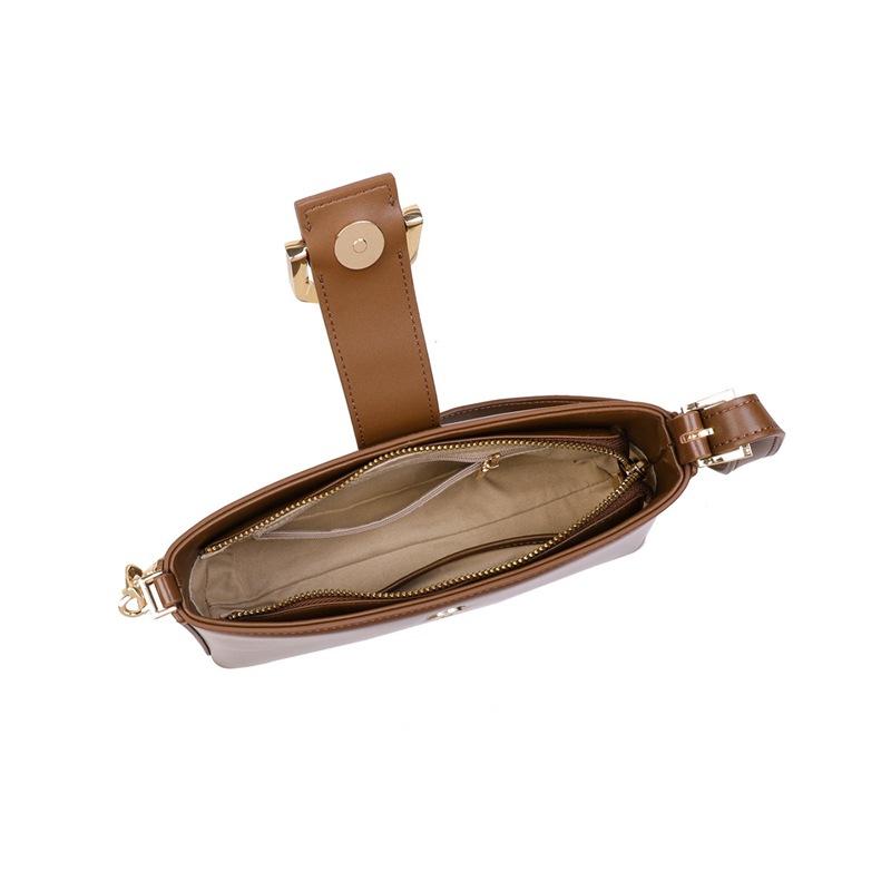 Bag Leather Women'S Bag Underarm Bag Light Luxury Simple Messenger Bag French Shoulder Bag Luggage
