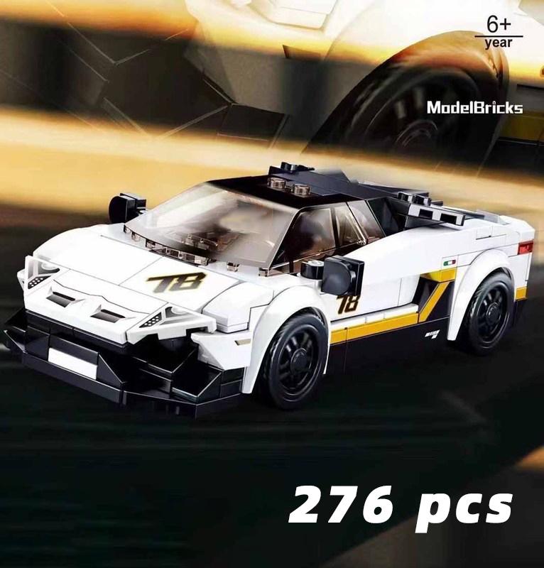 Speed City Racing Car Sports Model Building Blocks Bricks Classic Rally Sports Super Racers Great Vehicles Christmas gift Toys