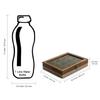 Sheesham Wooden Spice Box for Kitchen with Spoon (12 Partitions, Non Detachable, 90 Ml, Brown)
