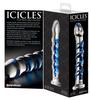 Icicles - Curved Glass Dildo with Grooves