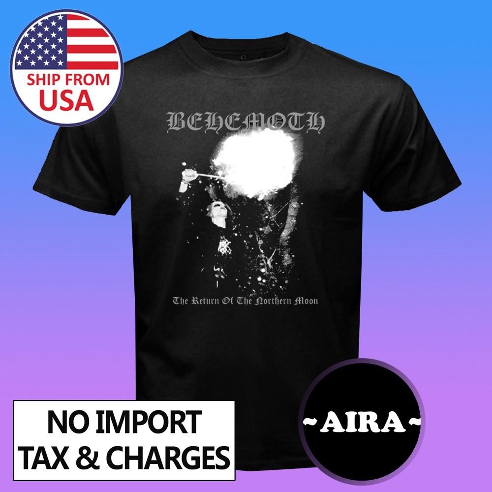 Behemoth The Return Of The Northern Moon Men s Black Size S-5XL S