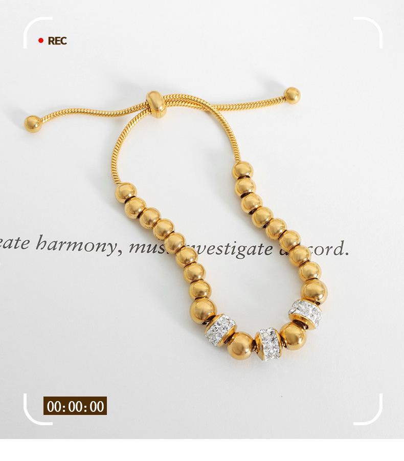 Japanese-Korean Fashion Beaded Bracelet with Diamonds & Rhinestones