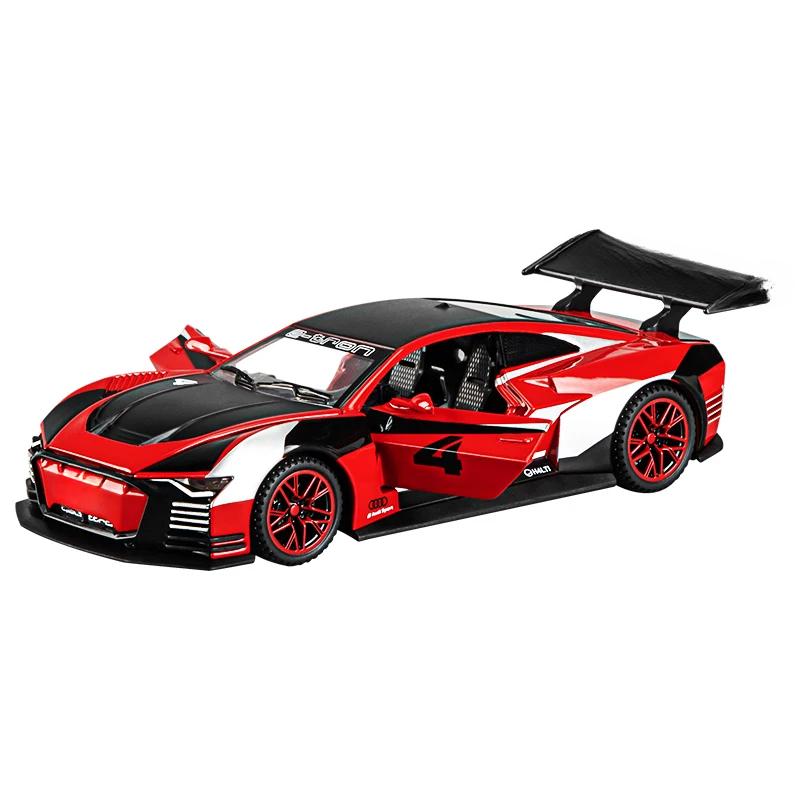 Alloy Sports Racing Car Model Diecast & Toy Vehicle Metal Car Model Sound and Light Simulation Collection Kids Gift