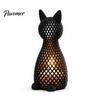 Modern Animal Light Hollow Mesh Cat Table Lamp, 3D Printed Kitten Night Light, Nursery Bedside Desk Lamp for Bedroom Living Room Home Decor