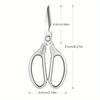 1 Set of Multifunctional Kitchen Scissors, Heavy-duty Sharp 304 Stainless Steel, Silver Apartment Kitchen Accessories, Chicken,