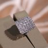 Full Diamond Inlaid Diamonds for Women's Zircon Jewelry Popular Accessories