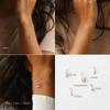 EManco Bracelet Gold Plated Cable Chain Single Pearl Charm Trendy Women Daily Party Fashion Jewelry Gift