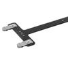 Stainless Steel Bow T Square Ruler Archery Shooting Accessory Ruler (Black)