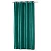 Rideau à oeillets schantung 140 x 240 cm Shana emeraude