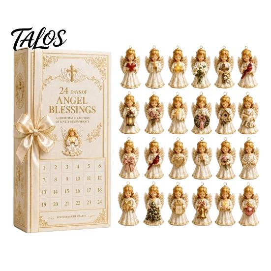 Weihnachts-Adventskalender 2024 2026 Nussknacker-Kalender, 24-teiliges Acryl-Schmuckset mit klassischer festlicher Dekoration für Zuhause Soldatenfiguren,